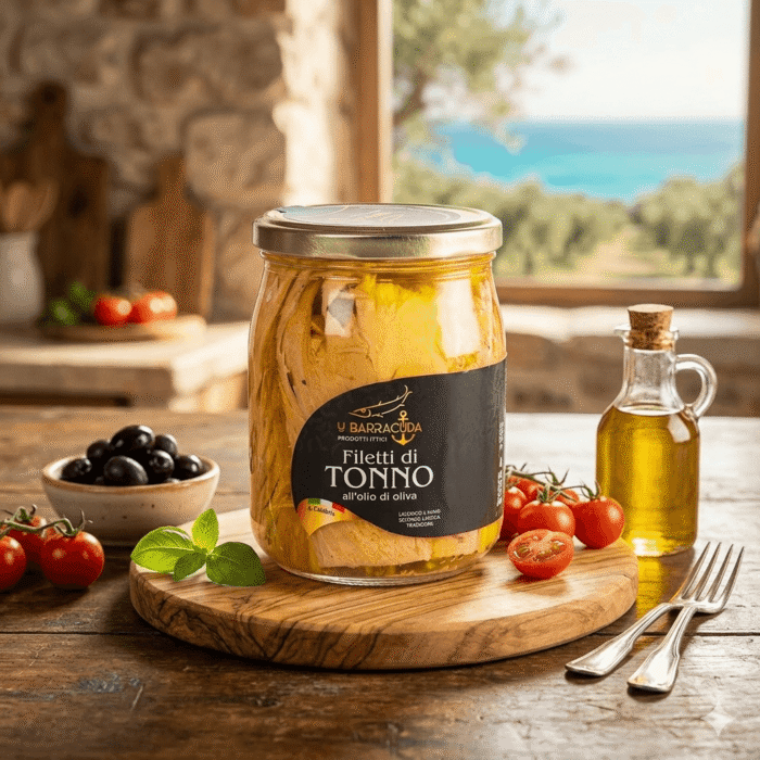 Filetti di Tonno Alalunga in olio di Oliva 560G - immagine 2