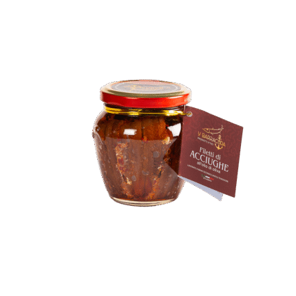 Filetti di Acciughe del Mediterraneo in olio di oliva 180g